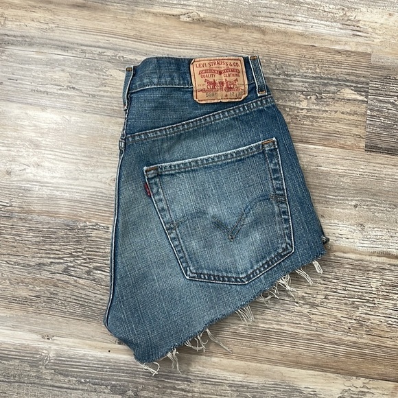 Levi's Pants - Levi’s Vintage Cutoff Denim Shorts Custom Distressed 32" Small